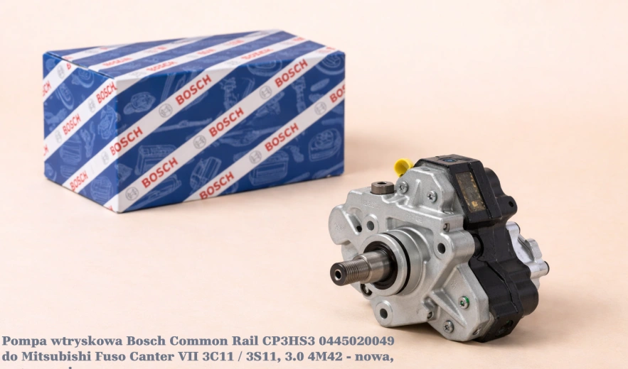 Pompa wtryskowa Bosch Common Rail CP3HS3 0445020049 do Mitsubishi Fuso Canter VII 3C11 / 3S11, 3.0 4M42 - nowa, regeneracja, cena