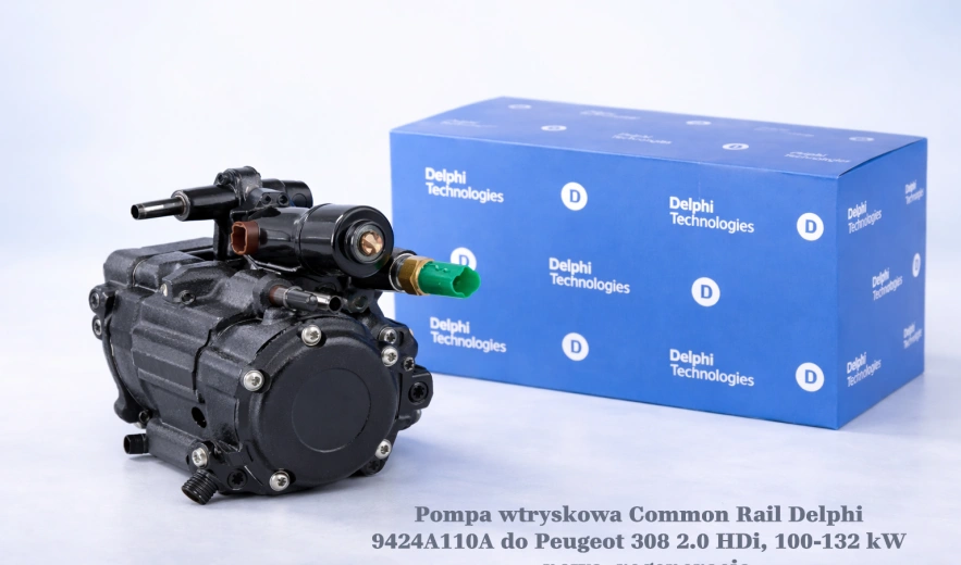 Pompa wtryskowa Common Rail Delphi 9424A110A do Peugeot 308 2.0 HDi, 100-132 kW – nowa, regeneracja