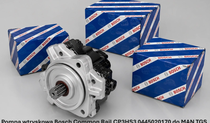 Pompa wtryskowa Bosch Common Rail CP3HS3 0445020170 do MAN TGS 18/23/24/26/28/32/33/35/37/41.360 - D2066 - nowa, regeneracja, cena