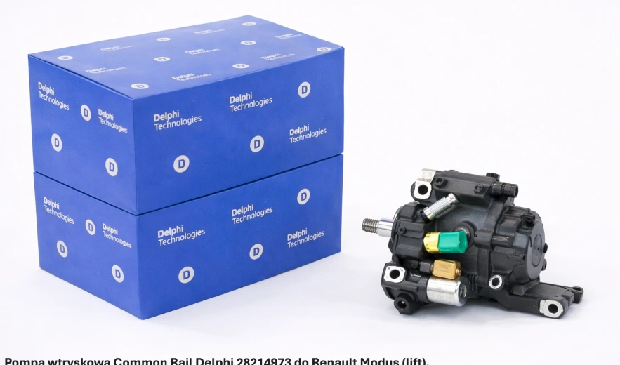 Pompa wtryskowa Common Rail Delphi 28214973 do Renault Modus (lift), 63kW– nowa, regeneracja