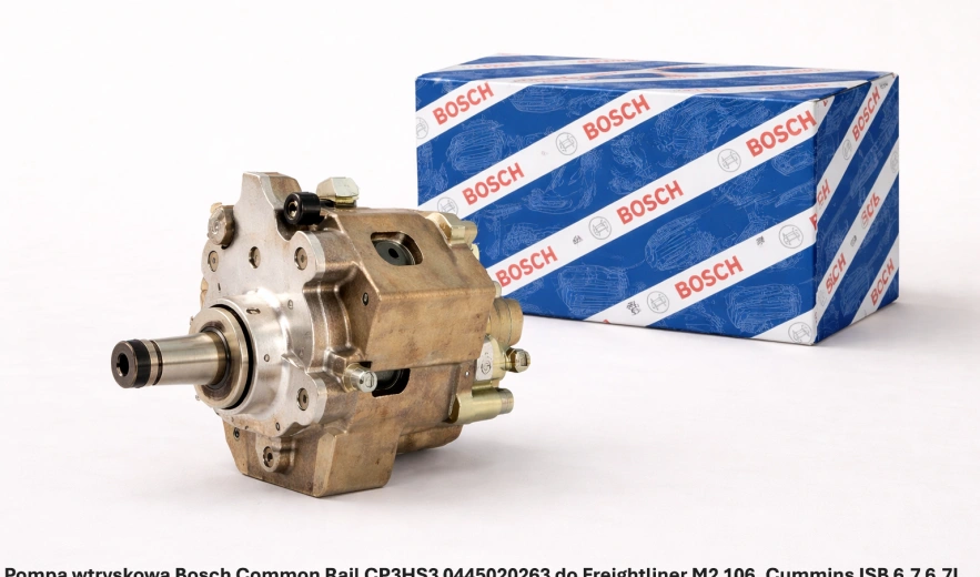 Pompa wtryskowa Bosch Common Rail CP3HS3 0445020263 do Freightliner M2 106, Cummins ISB 6.7 6.7L - nowa, regeneracja, cena