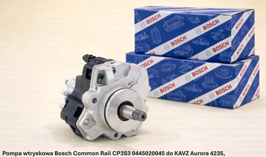 Pompa wtryskowa Bosch Common Rail CP3S3 0445020045 do KAVZ Aurora 4235, ISBe 150 - nowa, regeneracja, cena