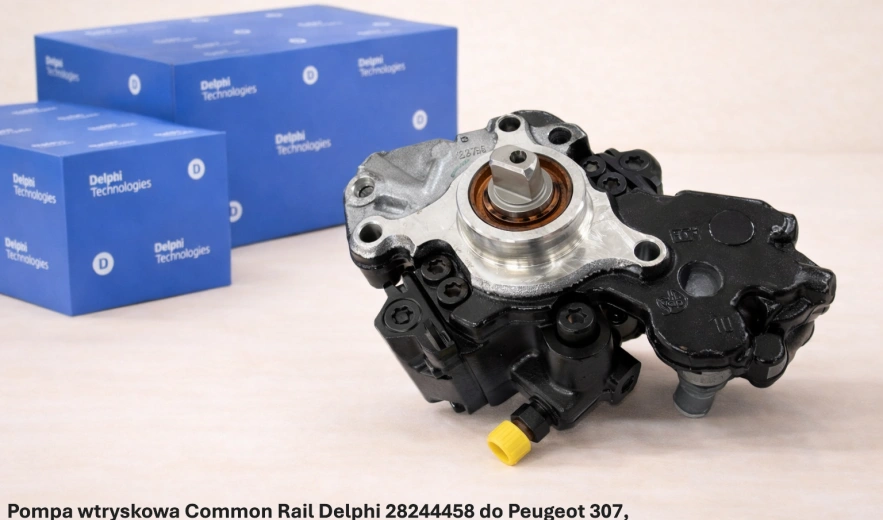 Pompa wtryskowa Common Rail Delphi 28244458 do Peugeot 307, 100kW– nowa, regeneracja