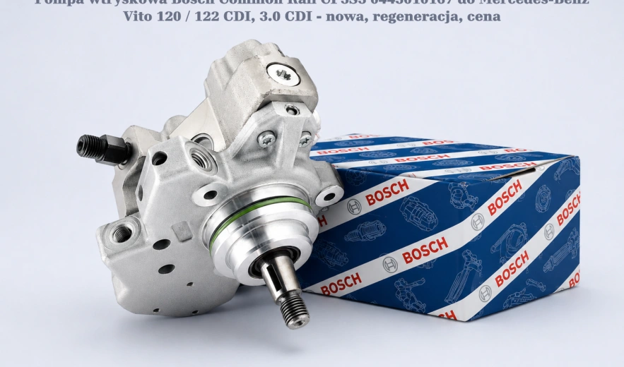 Pompa wtryskowa Bosch Common Rail CP3S3 0445010167 do Mercedes-Benz Vito 120 / 122 CDI, 3.0 CDI - nowa, regeneracja, cena