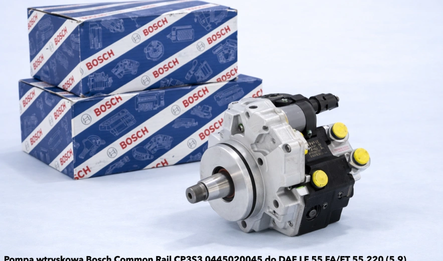 Pompa wtryskowa Bosch Common Rail CP3S3 0445020045 do DAF LF 55 FA/FT 55.220 (5.9), CE 184 C - nowa, regeneracja, cena