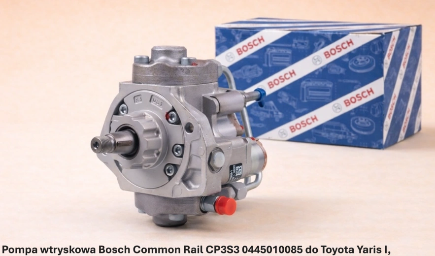 Pompa wtryskowa Bosch Common Rail CP3S3 0445010085 do Toyota Yaris I, 1.4 D-4D - nowa, regeneracja, cena
