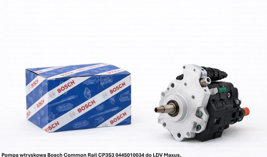 Pompa wtryskowa Bosch Common Rail CP3S3 0445010034 do LDV Maxus, 2.5 D - nowa, regeneracja, cena