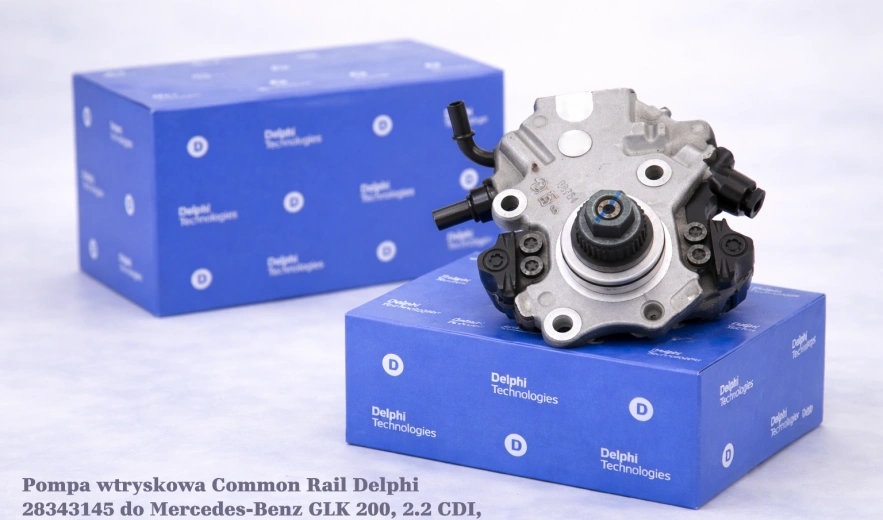 Pompa wtryskowa Common Rail Delphi 28343145 do Mercedes-Benz GLK 200, 2.2 CDI, 100 kW, 105 kW – nowa, regeneracja