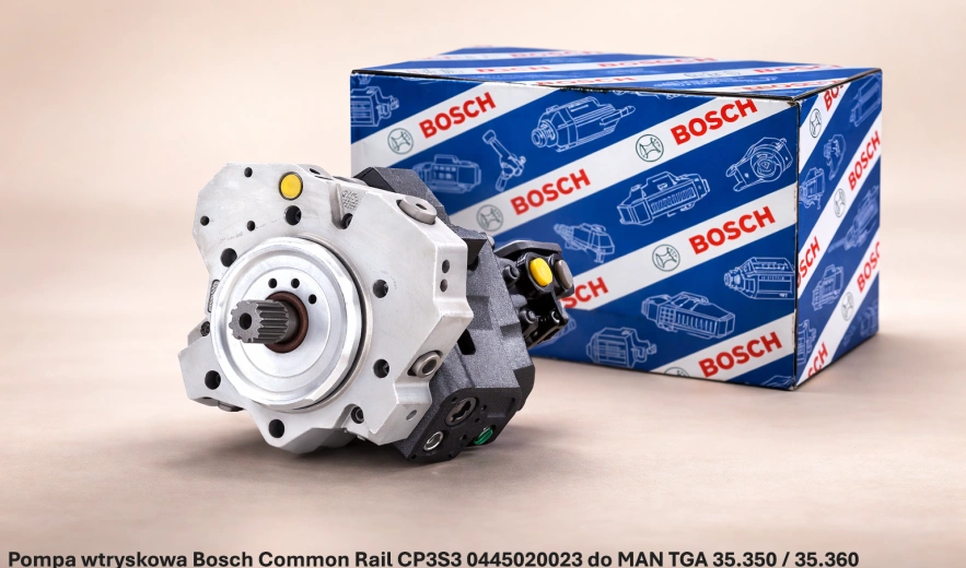 Pompa wtryskowa Bosch Common Rail CP3S3 0445020023 do MAN TGA 35.350 / 35.360 – D2066 LF03/LF13 - nowa, regeneracja, cena