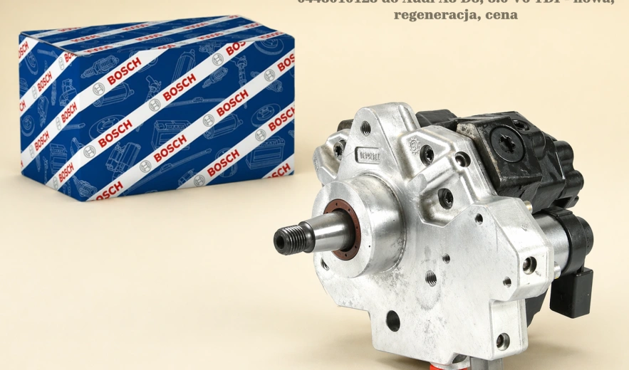 Pompa wtryskowa Bosch Common Rail CP3S3 0445010125 do Audi A8 D3, 3.0 V6 TDI - nowa, regeneracja, cena