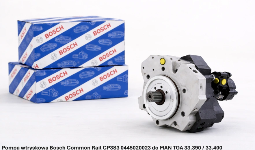 Pompa wtryskowa Bosch Common Rail CP3S3 0445020023 do MAN TGA 33.390 / 33.400 – D2066 LF02/LF12 - nowa, regeneracja, cena
