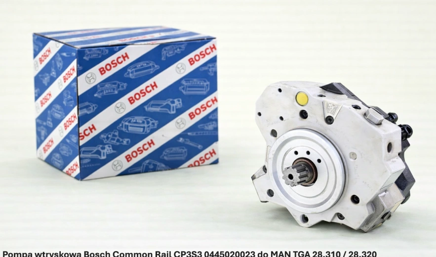 Pompa wtryskowa Bosch Common Rail CP3S3 0445020023 do MAN TGA 28.310 / 28.320 – D2066 LF04/LF14 - nowa, regeneracja, cena