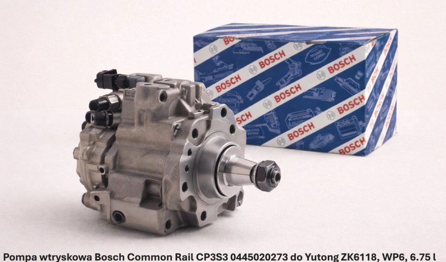 Pompa wtryskowa Bosch Common Rail CP3S3 0445020273 do Yutong ZK6118, WP6, 6.75 l - nowa, regeneracja, cena