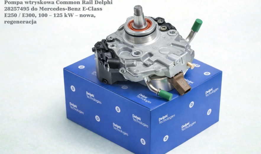Pompa wtryskowa Common Rail Delphi 28257495 do Mercedes-Benz E-Class E250 / E300, 100 – 125 kW – nowa, regeneracja