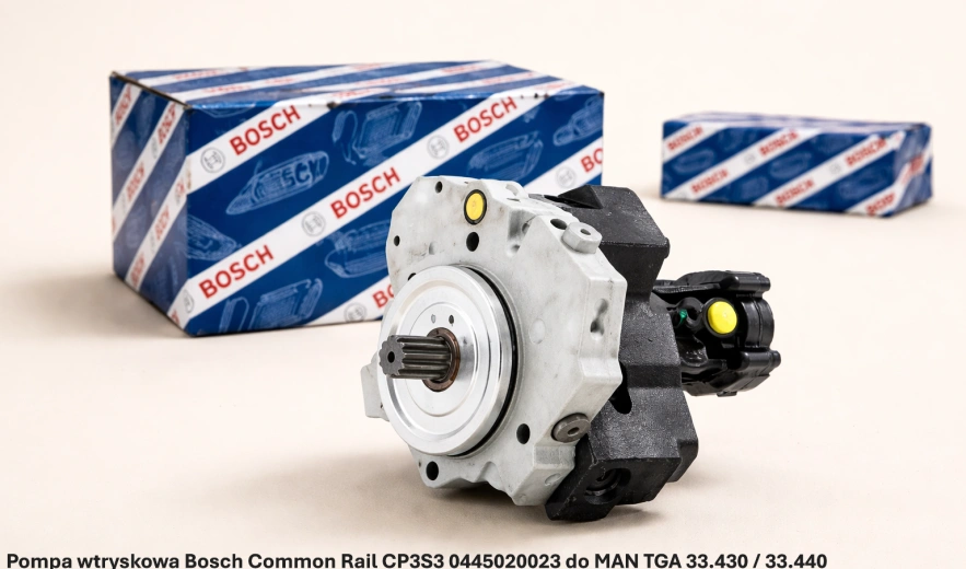 Pompa wtryskowa Bosch Common Rail CP3S3 0445020023 do MAN TGA 33.430 / 33.440 – D2066 LF01/LF11 - nowa, regeneracja, cena
