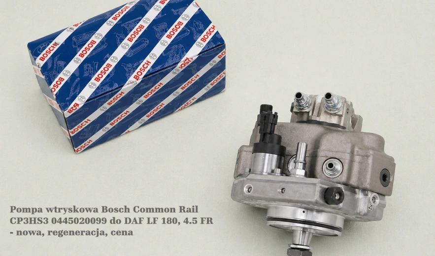 Pompa wtryskowa Bosch Common Rail CP3HS3 0445020099 do DAF LF 180, 4.5 FR - nowa, regeneracja, cena