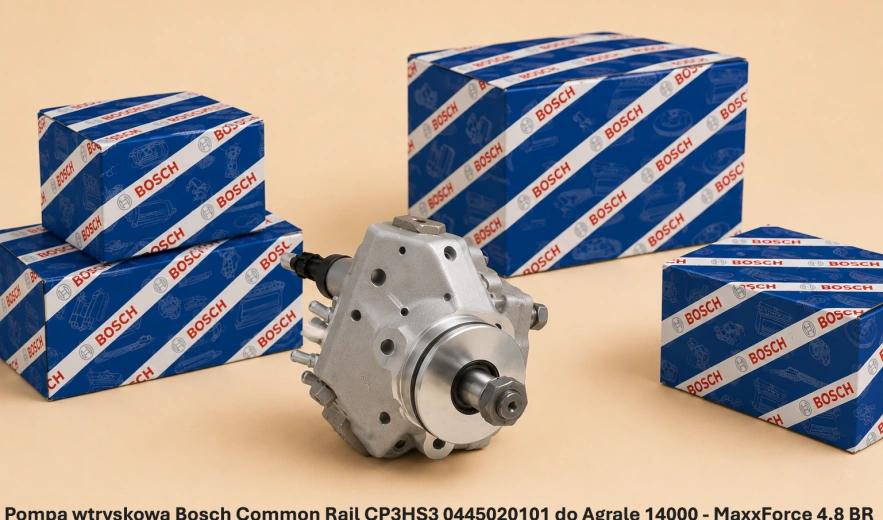 Pompa wtryskowa Bosch Common Rail CP3HS3 0445020101 do Agrale 14000 - MaxxForce 4.8 BR - nowa, regeneracja, cena