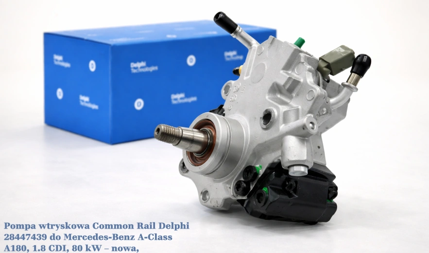 Pompa wtryskowa Common Rail Delphi 28447439 do Mercedes-Benz A-Class A180, 1.8 CDI, 80 kW – nowa, regeneracja