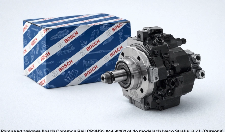 Pompa wtryskowa Bosch Common Rail CP3HS3 0445020274 do Iveco Stralis, 8.7 L (Cursor 9) - nowa, regeneracja, cena