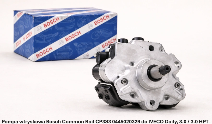 Pompa wtryskowa Bosch Common Rail CP3S3 0445020329 do IVECO Daily, 3.0 / 3.0 HPT – nowa, regeneracja, cena