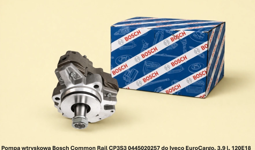 Pompa wtryskowa Bosch Common Rail CP3S3 0445020257 do Iveco EuroCargo, 3.9 l, 120E18 - nowa, regeneracja, cena