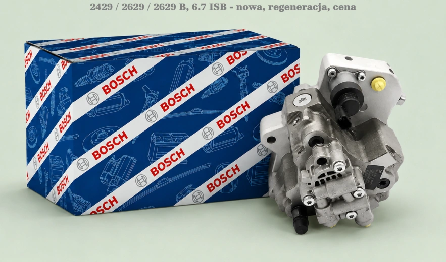 Pompa wtryskowa Bosch Common Rail CP3HS3 0445020137 do Ford Cargo 1729 R / 2429 / 2629 / 2629 B, 6.7 ISB - nowa, regeneracja, cena