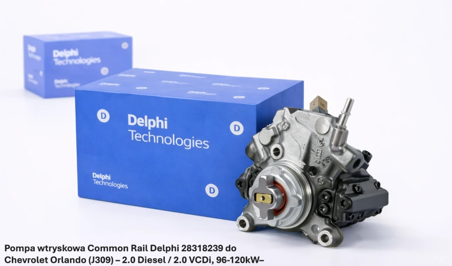 Pompa wtryskowa Common Rail Delphi 28318239 do Chevrolet Orlando (J309) – 2.0 Diesel/2.0 VCDi, 96-120kW– nowa, regeneracja
