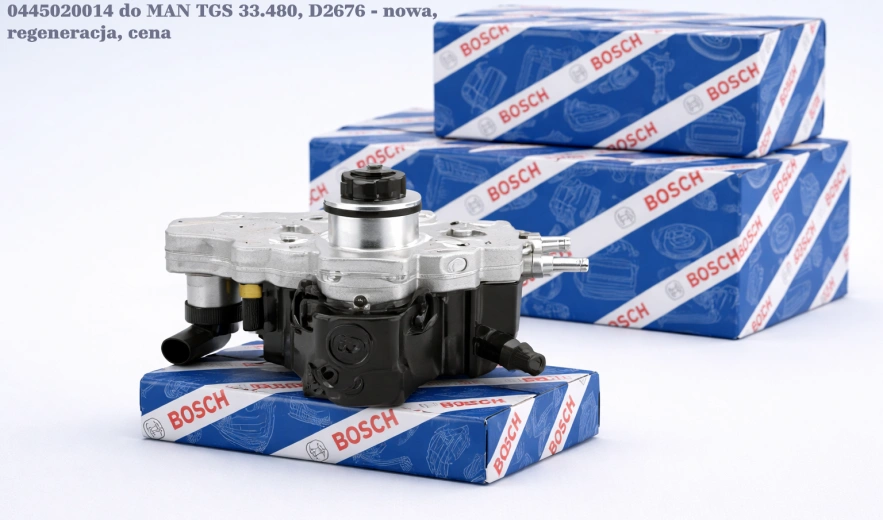 Pompa wtryskowa Bosch Common Rail CP3S3 0445020014 do MAN TGS 33.480, D2676 - nowa, regeneracja, cena