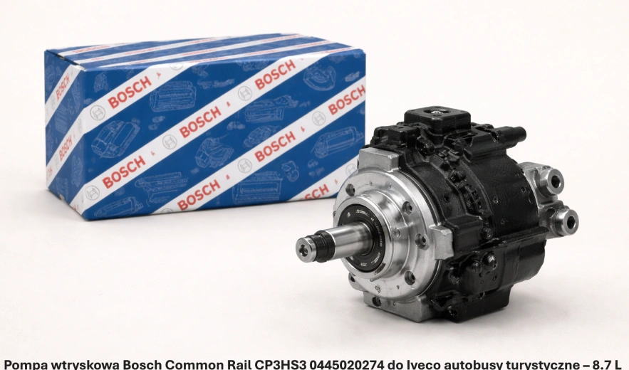 Pompa wtryskowa Bosch Common Rail CP3HS3 0445020274 do Iveco autobusy turystyczne – 8.7 L – nowa, regeneracja, cena