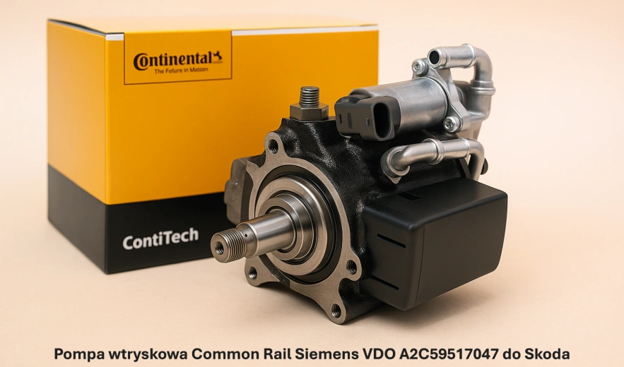 Pompa wtryskowa Common Rail Siemens VDO A2C59517047 do Skoda Rapid 1.6 TDI, 66 kW, 77 kW – nowa, regeneracja