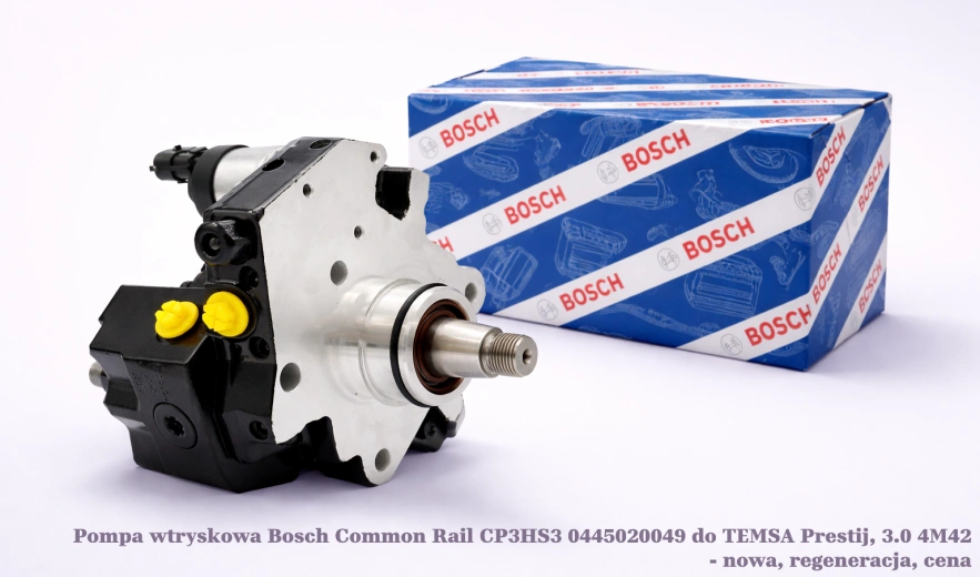 Pompa wtryskowa Bosch Common Rail CP3HS3 0445020049 do TEMSA Prestij, 3.0 4M42 - nowa, regeneracja, cena