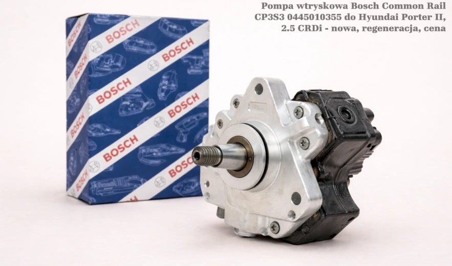 Pompa wtryskowa Bosch Common Rail CP3S3 0445010355 do Hyundai Porter II, 2.5 CRDi - nowa, regeneracja, cena
