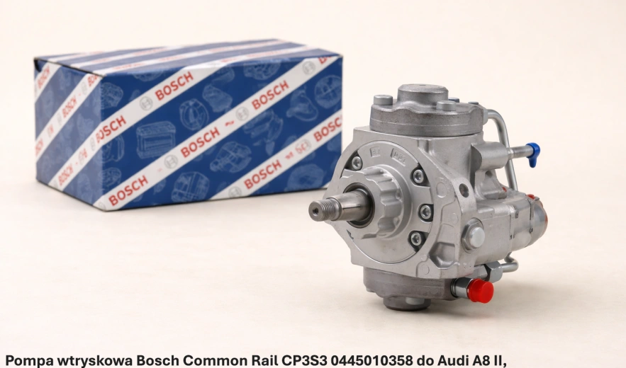 Pompa wtryskowa Bosch Common Rail CP3S3 0445010358 do Audi A8 II, 4.0 TDI V8 - nowa, regeneracja, cena