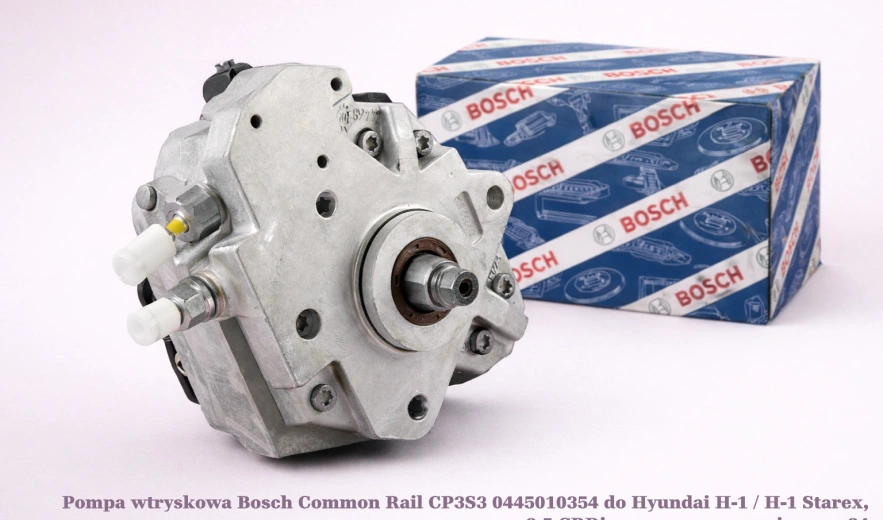 Pompa wtryskowa Bosch Common Rail CP3S3 0445010354 do Hyundai H-1 / H-1 Starex, 2.5 CRDi - nowa, regeneracja, cena