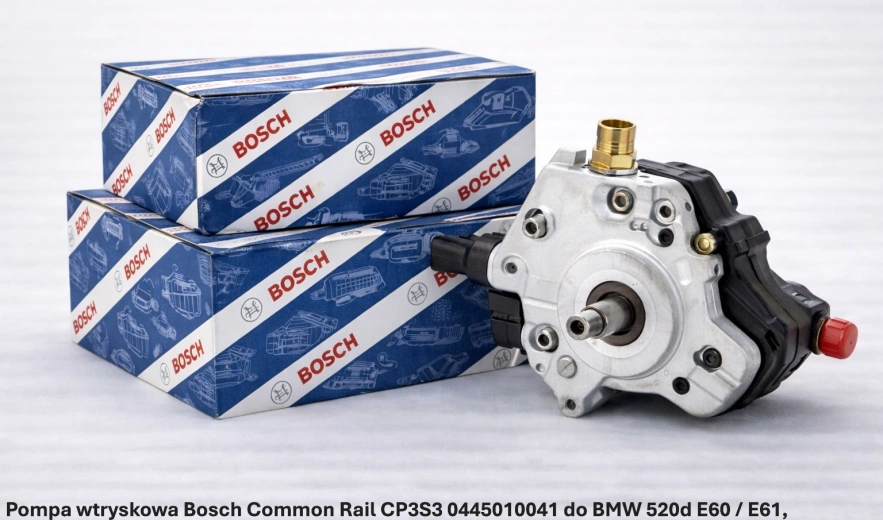 Pompa wtryskowa Bosch Common Rail CP3S3 0445010041 do BMW 520d E60 / E61, 2.0d - nowa, regeneracja, cena
