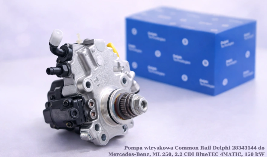 Pompa wtryskowa Common Rail Delphi 28343144 do Mercedes-Benz, ML 250, 2.2 CDI BlueTEC 4MATIC, 150 kW – nowa, regeneracja