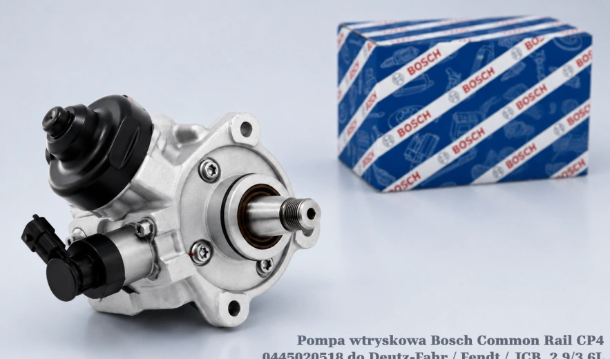 Pompa wtryskowa Bosch Common Rail CP4 0445020518 do Deutz-Fahr / Fendt / JCB, 2.9/3.6L - nowa, regeneracja, cena