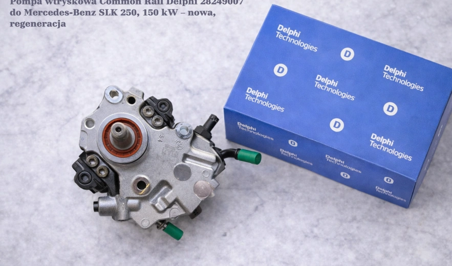 Pompa wtryskowa Common Rail Delphi 28249007 do Mercedes-Benz SLK 250, 150 kW – nowa, regeneracja