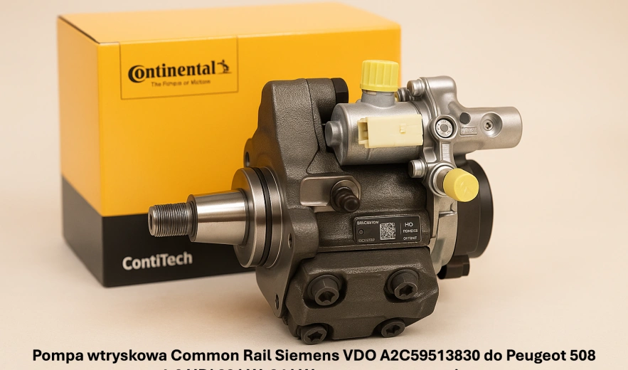 Pompa wtryskowa Common Rail Siemens VDO A2C59513830 do Peugeot 508 1.6 HDi 82 kW, 84 kW – nowa, regeneracja