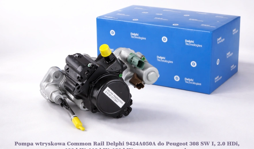 Pompa wtryskowa Common Rail Delphi 9424A050A do Peugeot 308 SW I, 2.0 HDi, 100 kW, 110 kW, 120 kW – nowa, regeneracja