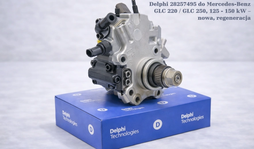 Pompa wtryskowa Common Rail Delphi 28257495 do Mercedes-Benz GLC 220 / GLC 250, 125 - 150 kW – nowa, regeneracja