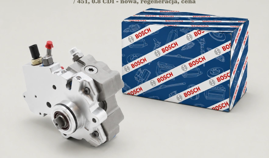 Pompa wtryskowa Bosch Common Rail CP3S3 0445010153 do Smart Fortwo II / 451, 0.8 CDI - nowa, regeneracja, cena