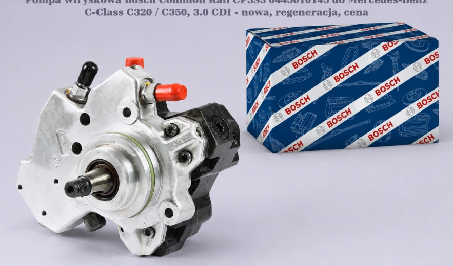 Pompa wtryskowa Bosch Common Rail CP3S3 0445010145 do Mercedes-Benz C-Class C320 / C350, 3.0 CDI - nowa, regeneracja, cena
