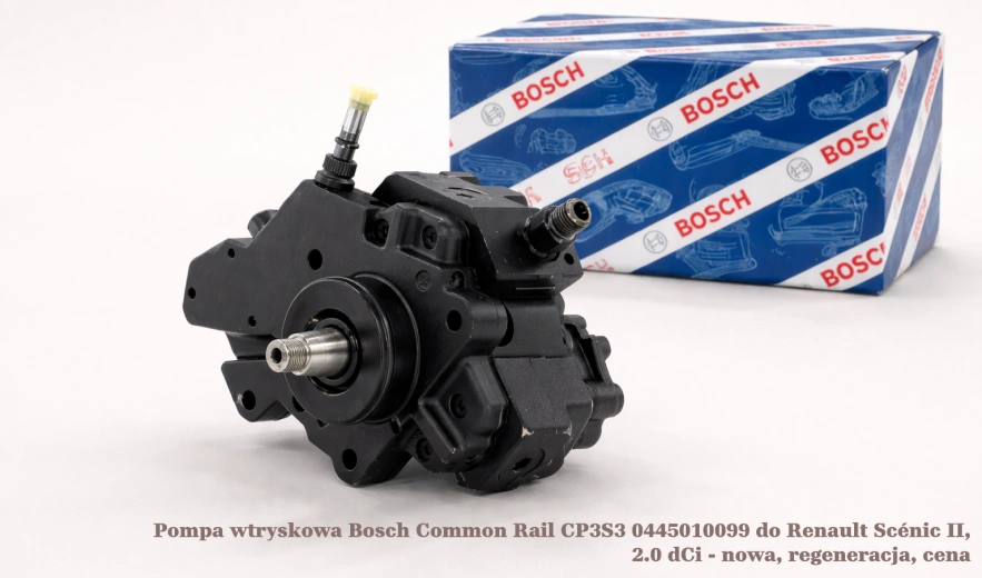 Pompa wtryskowa Bosch Common Rail CP3S3 0445010099 do Renault Scénic II, 2.0 dCi - nowa, regeneracja, cena