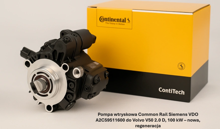 Pompa wtryskowa Common Rail Siemens VDO A2C59511600 do Volvo V50 2.0 D, 100 kW – nowa, regeneracja