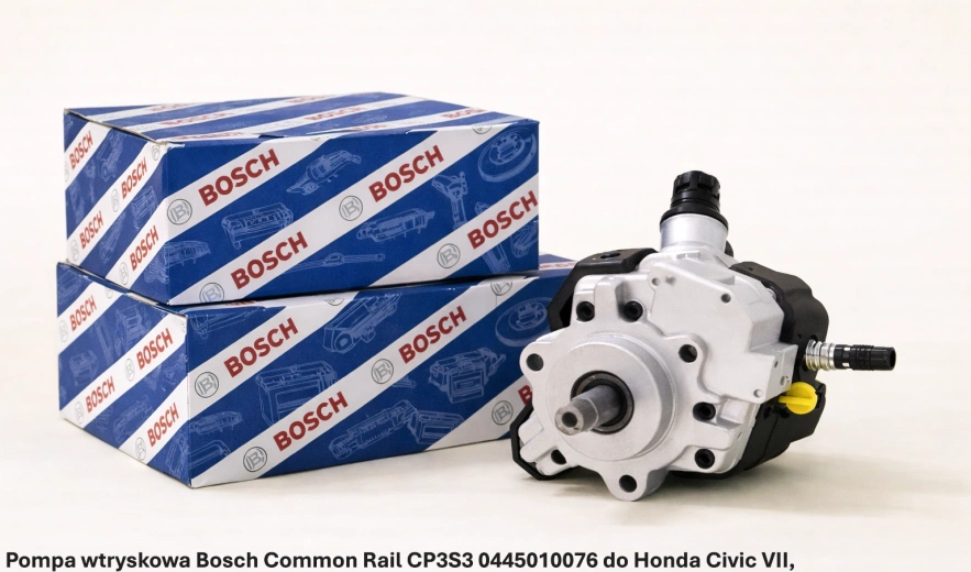 Pompa wtryskowa Bosch Common Rail CP3S3 0445010076 do Honda Civic VII, 1.7 CDTi - nowa, regeneracja, cena