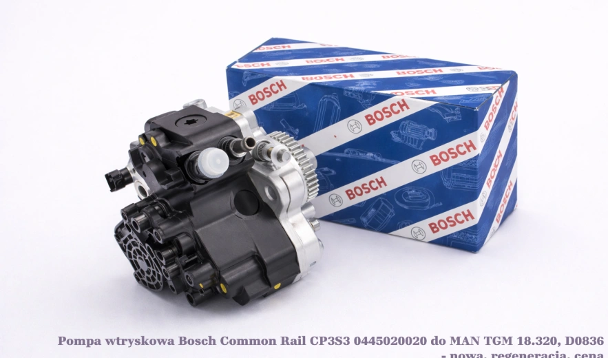 Pompa wtryskowa Bosch Common Rail CP3S3 0445020020 do MAN TGM 18.320, D0836 - nowa, regeneracja, cena