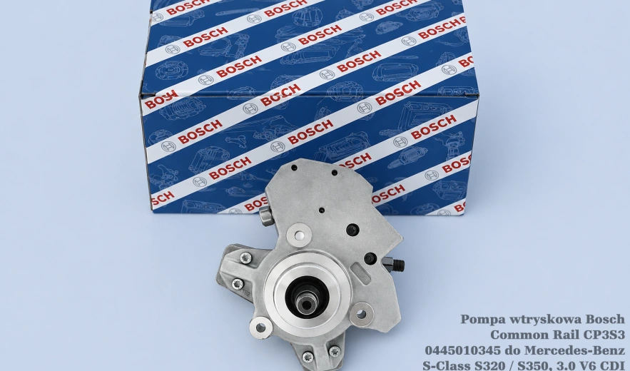 Pompa wtryskowa Bosch Common Rail CP3S3 0445010345 do Mercedes-Benz S-Class S320 / S350, 3.0 V6 CDI - nowa, regeneracja, cena