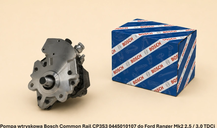 Pompa wtryskowa Bosch Common Rail CP3S3 0445010107 do Ford Ranger Mk2 2.5 / 3.0 TDCi - nowa, regeneracja, cena