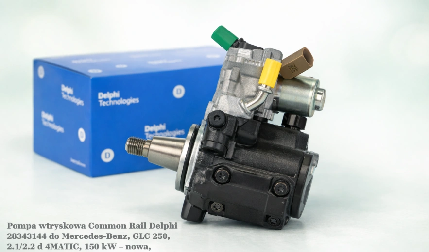 Pompa wtryskowa Common Rail Delphi 28343144 do Mercedes-Benz, GLC 250, 2.1/2.2 d 4MATIC, 150 kW – nowa, regeneracja